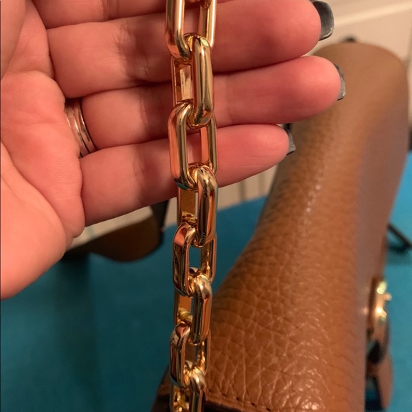 NWOT Michael Kors Brown Leather Cooper cross body - Picture 8 of 8